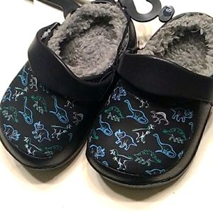 Toddler Boys Dinosaur Croc slip on sandals